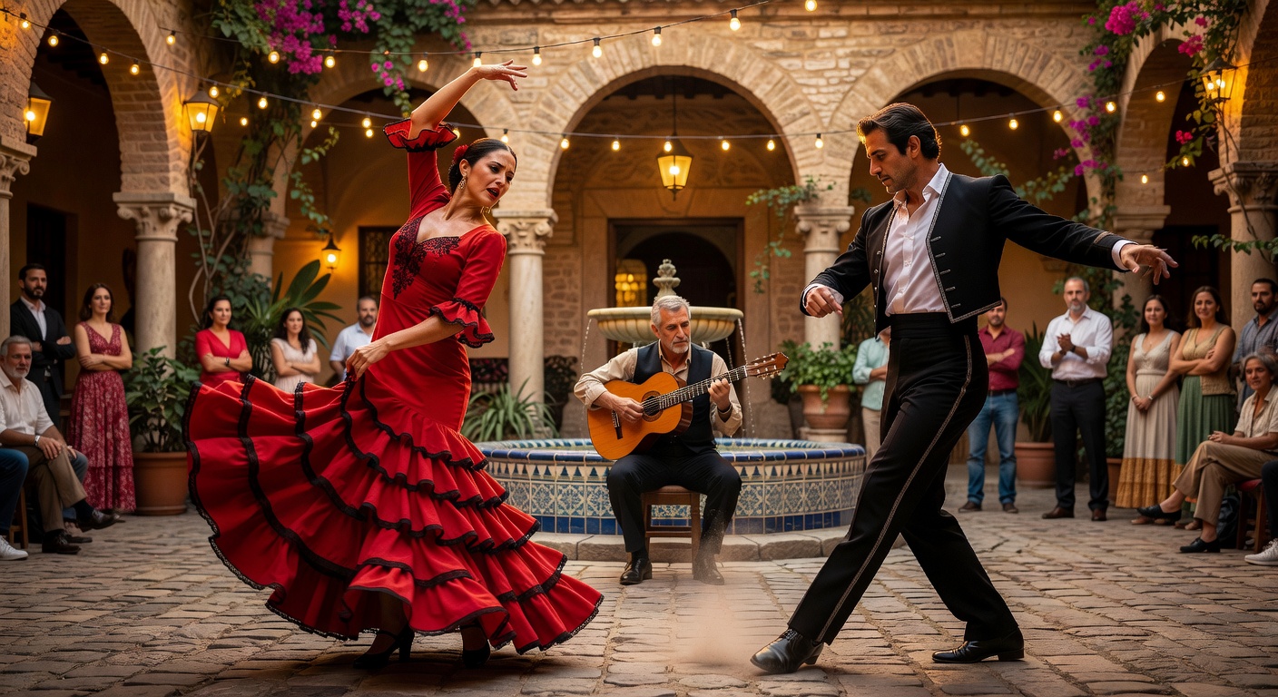 Espectáculo de flamenco en Sevilla