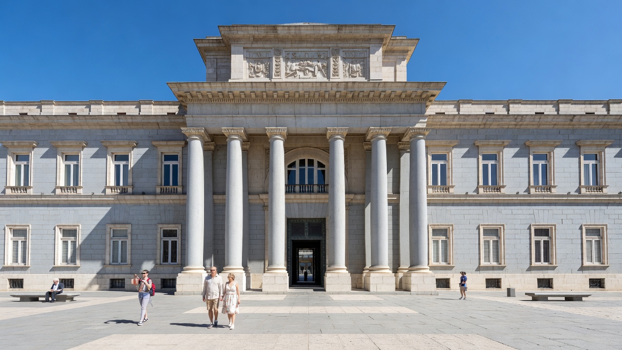 Fachada del Museo del Prado en Madrid