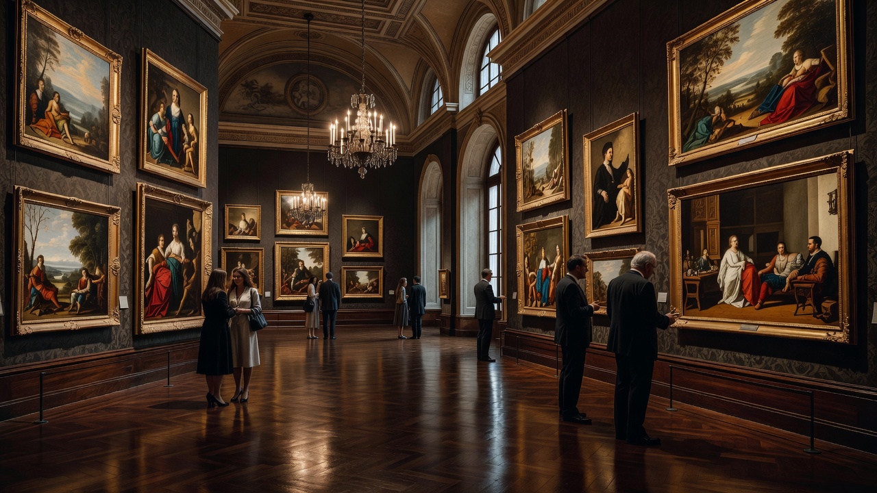 Interior del Thyssen